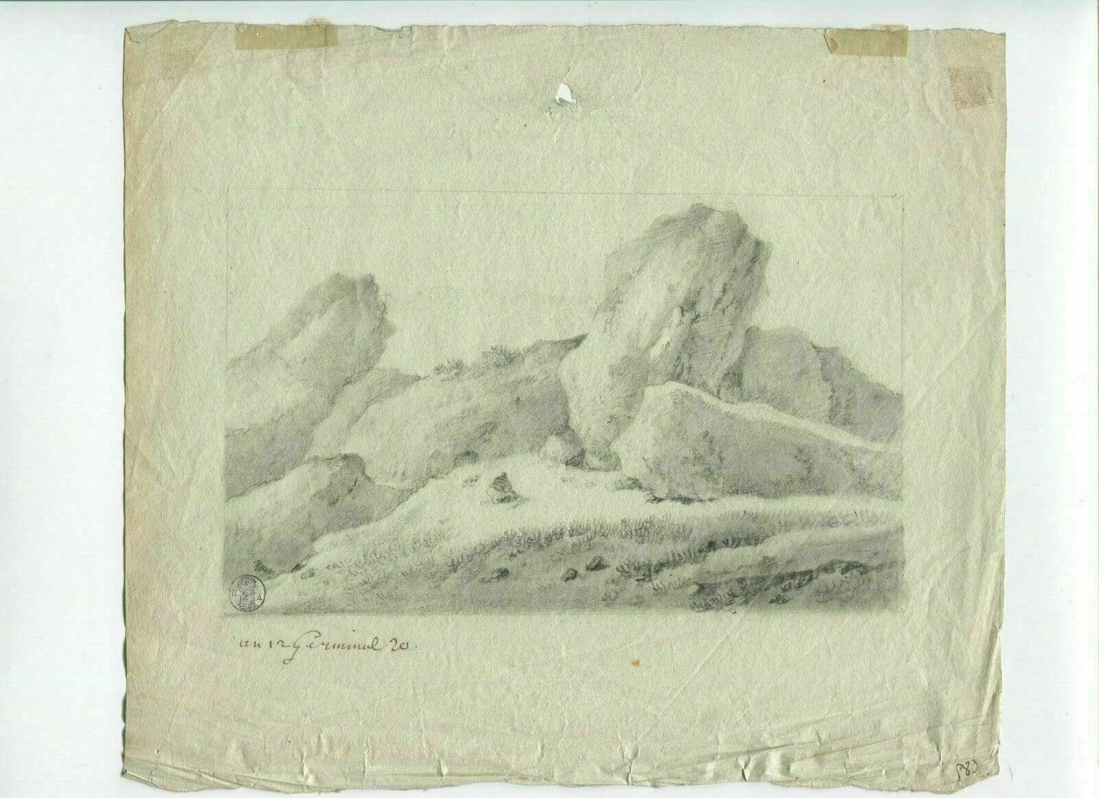 Drawing Mountain, Rocks Landscape, Dikeos Collection image 4