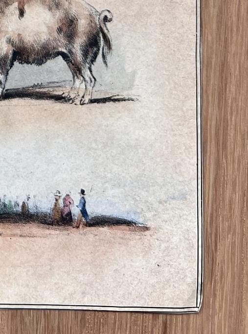 Antique French Romantic Illustration - 19th Century Artwork image 7
