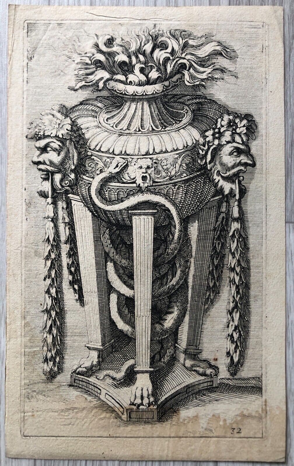 Jean Le Pautre (1618–1682) Vase, Architecture Etching image 3