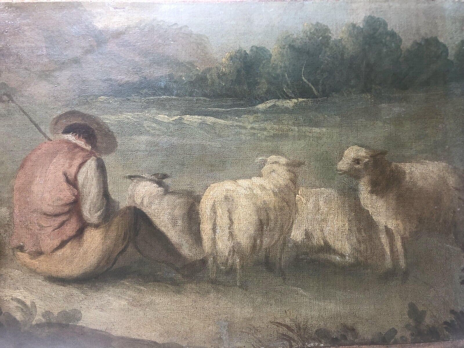 Painting Shepherd with his Flock