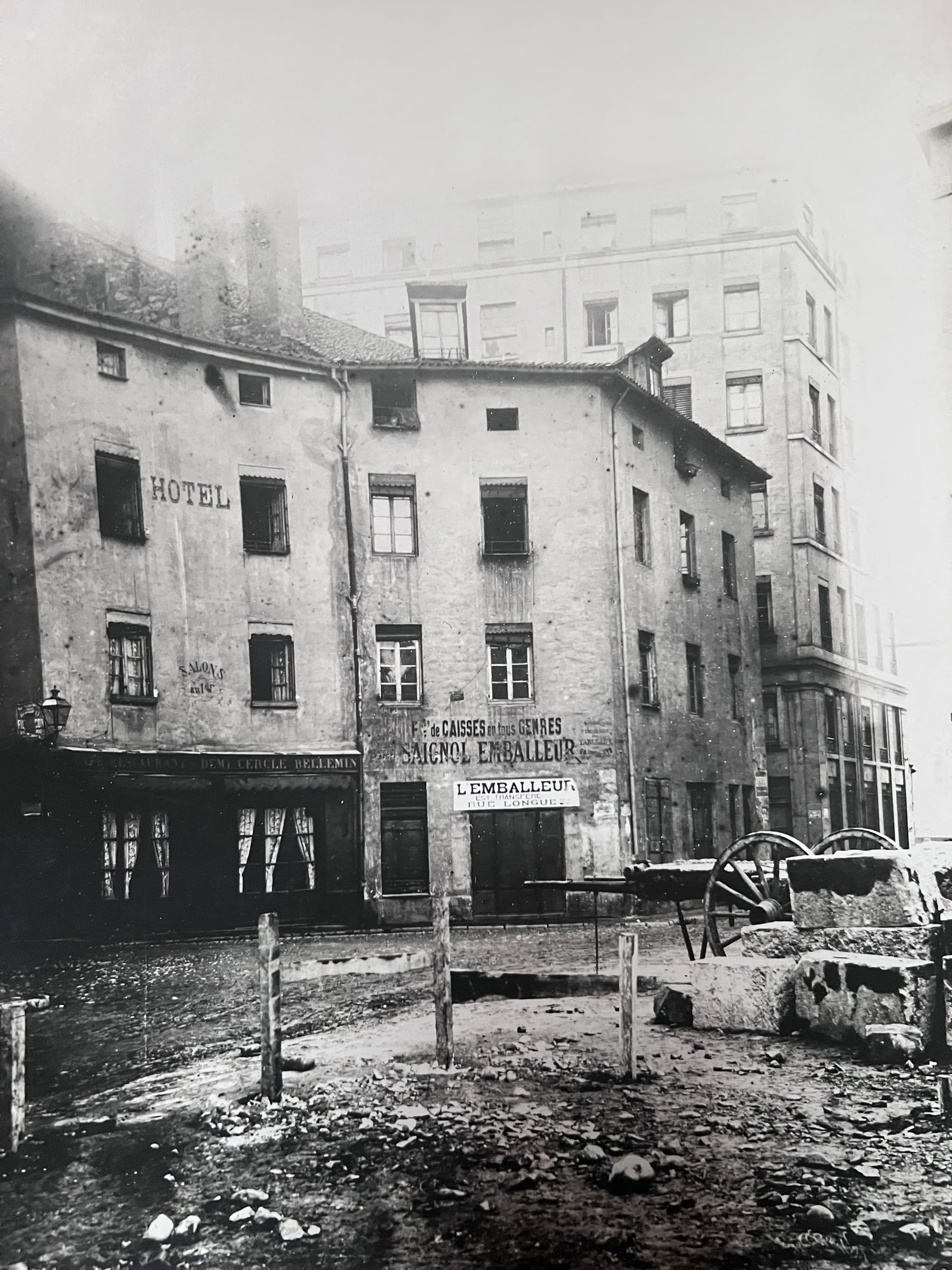 Empty Lyon's Street circa 1900 image 1