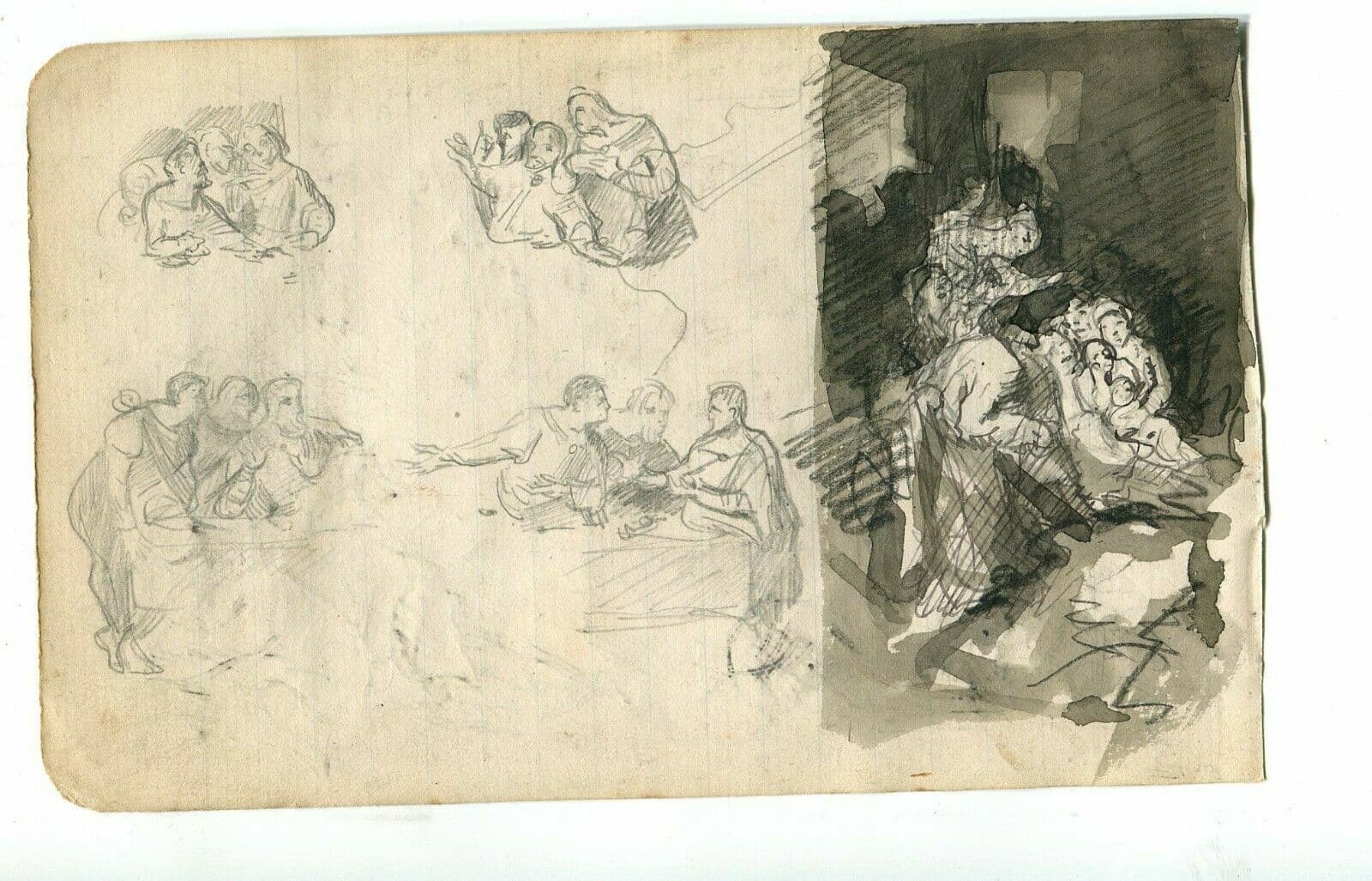 Drawing Boat, Sketch Figures image 3