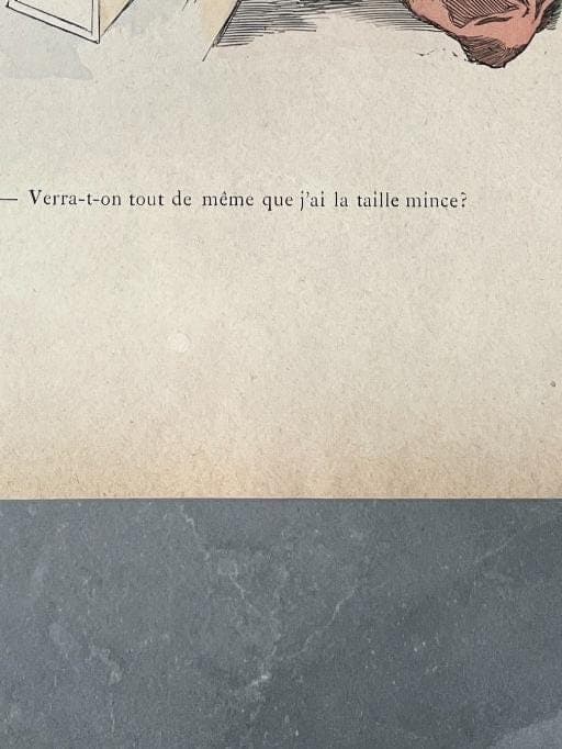 Les Profanations - Antique Satirical Illustration image 9
