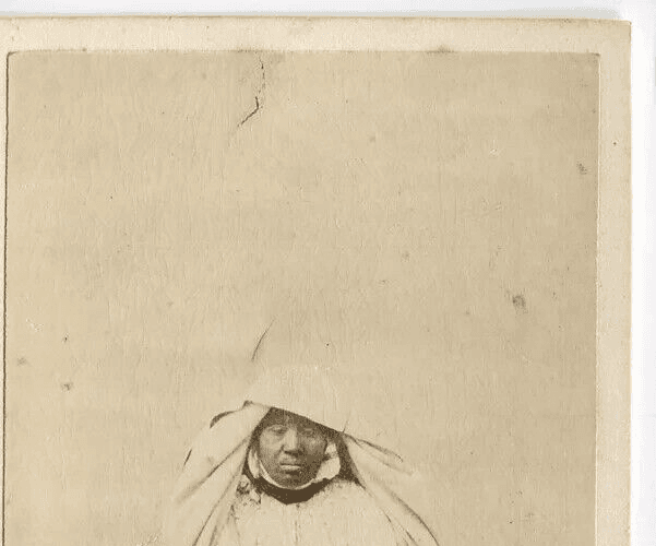 CDV Photograph Orientalist Portrait Baker Woman Tunis 1867 image 5