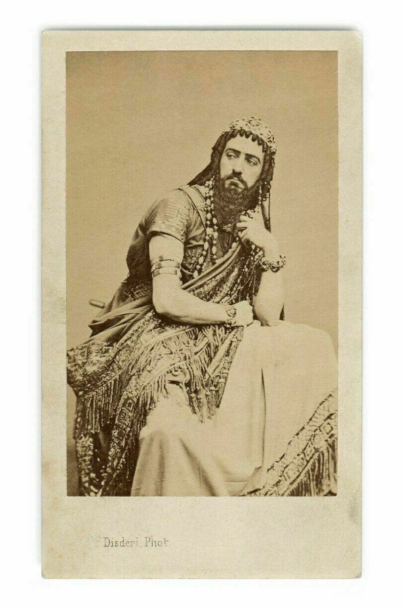 CDV Vintage Photographs DISDERI French Bass Louis-Henry Obin c.1865