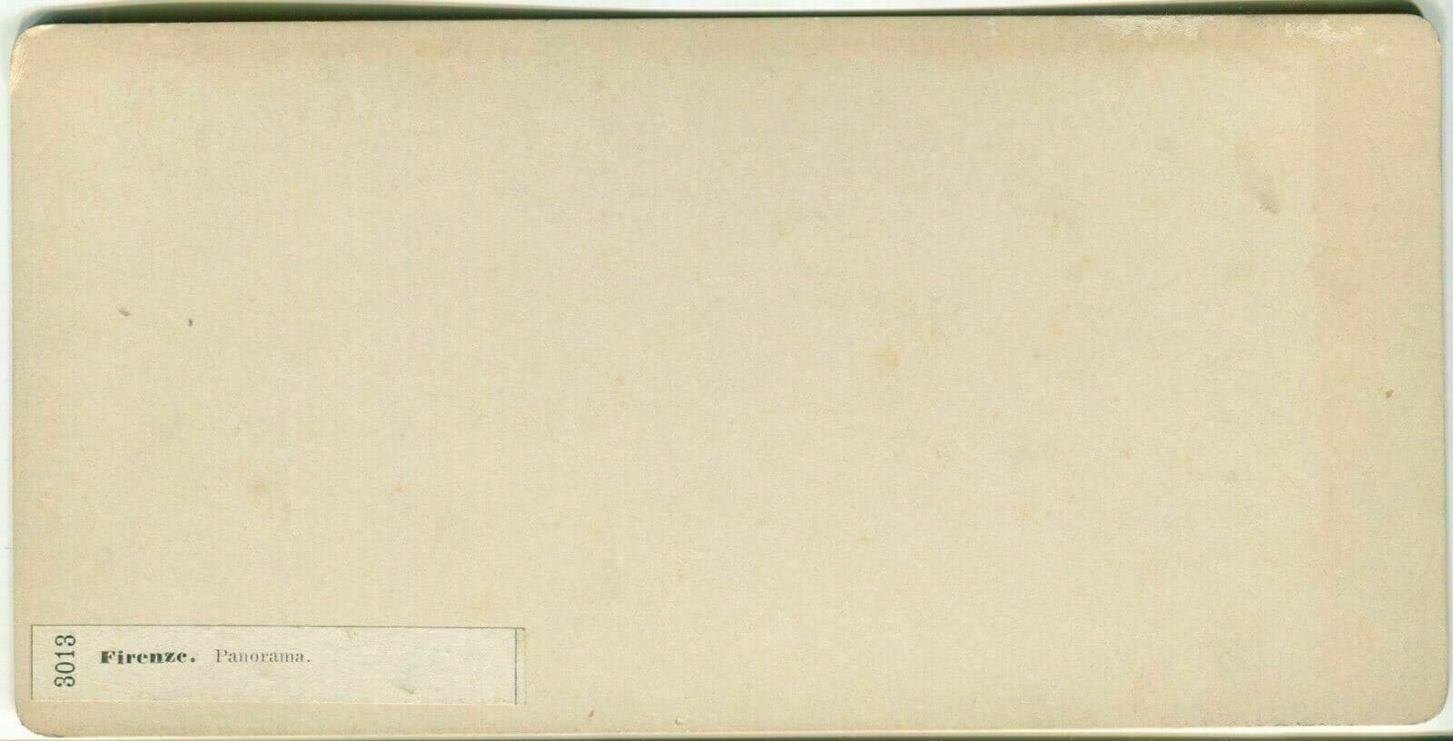 Vintage Stereoview Photograph Giacomo BROGI - Florence. Panorama, Italie c. 1870 image 6