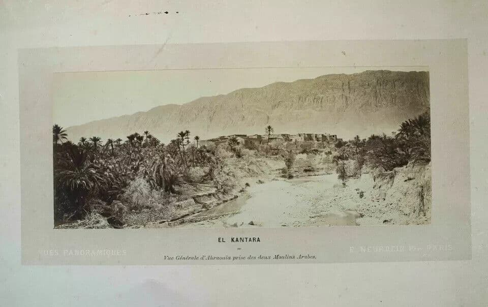 Vintage Photographs E.Neurdein - El Kantara - Ahraouia, Albumen c. 1880 image 5