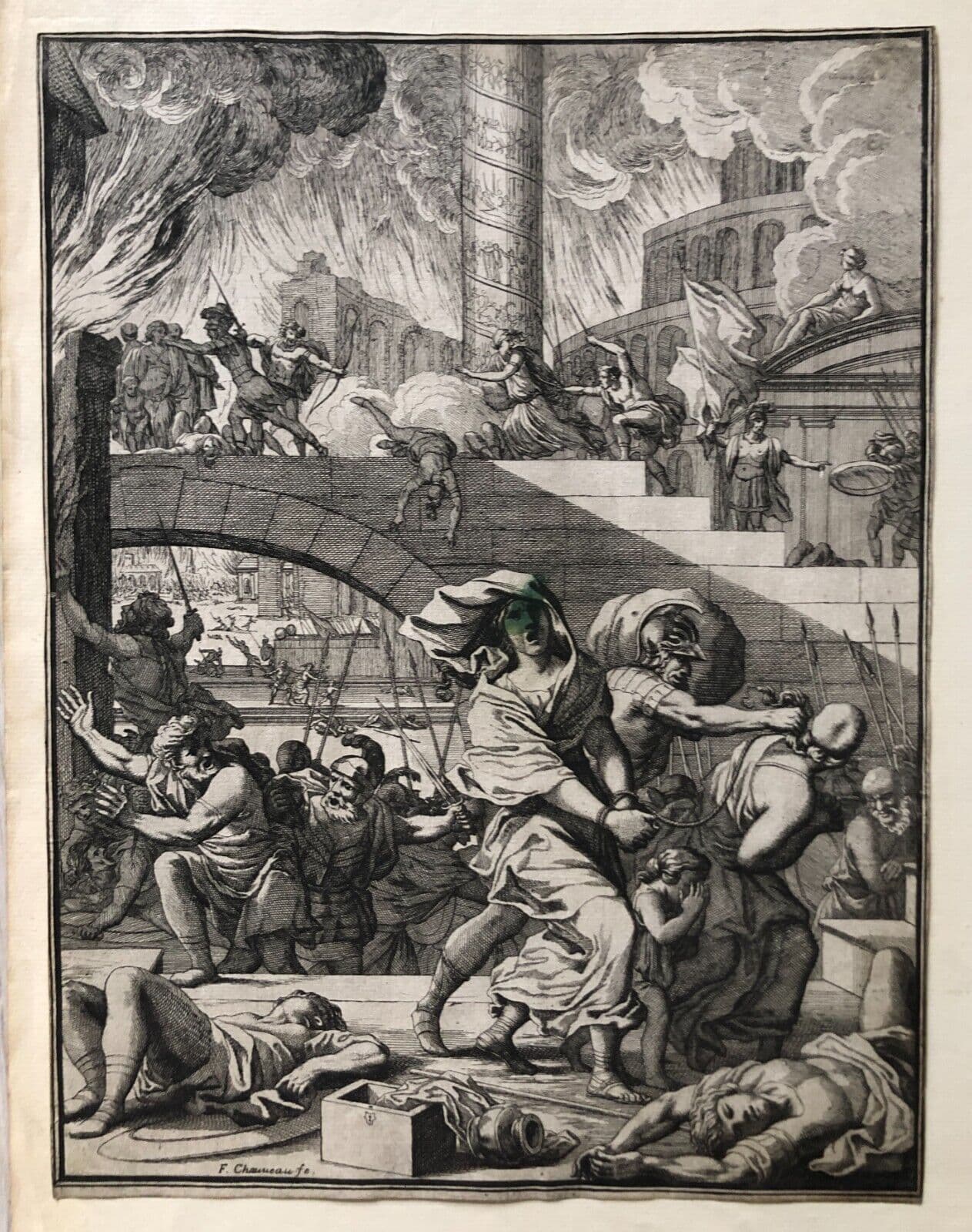 Etching by François Chauveau (1613-1676) Historical Scene image 2