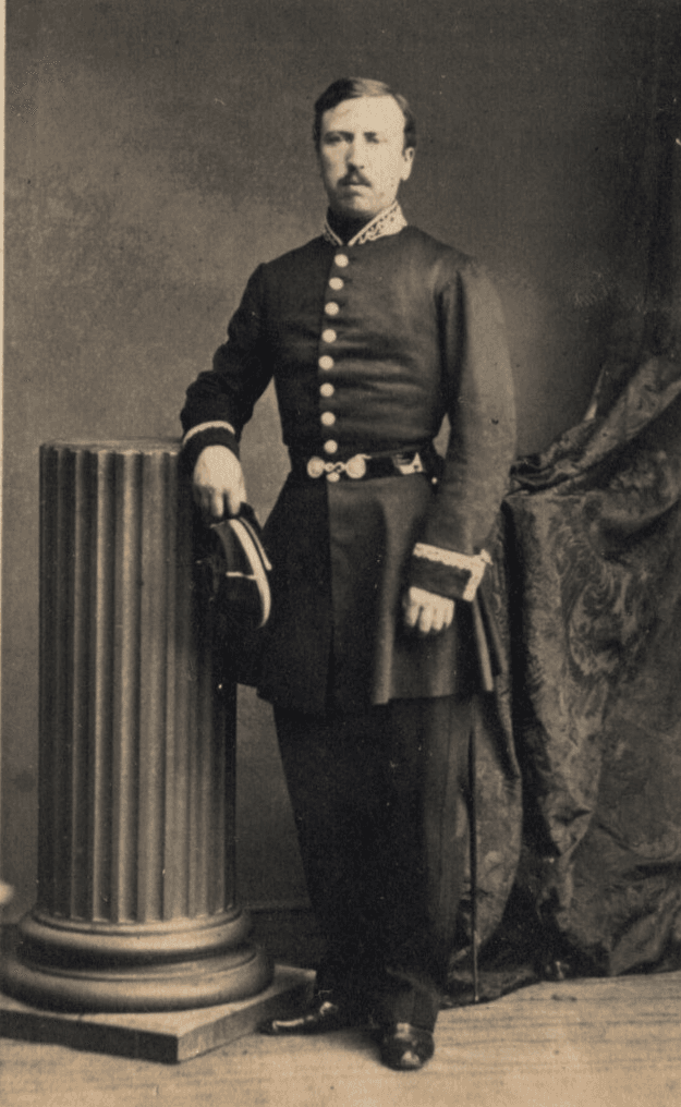 Antique CDV Original Photographs Military Man Portrait Crespon image 1