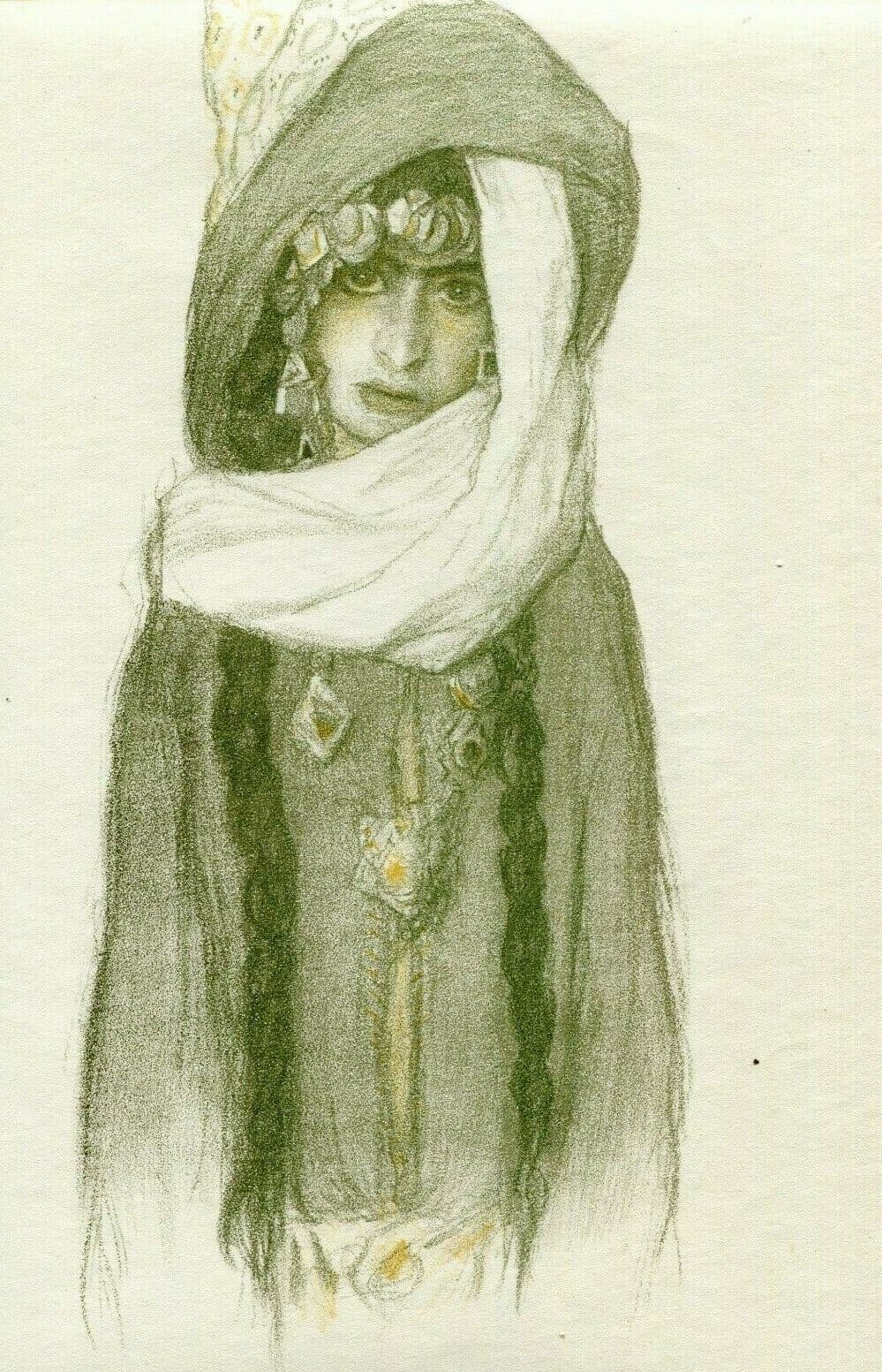 Abel Pfeffermann PANN (1883-1963) Bible, Rachel Lithography