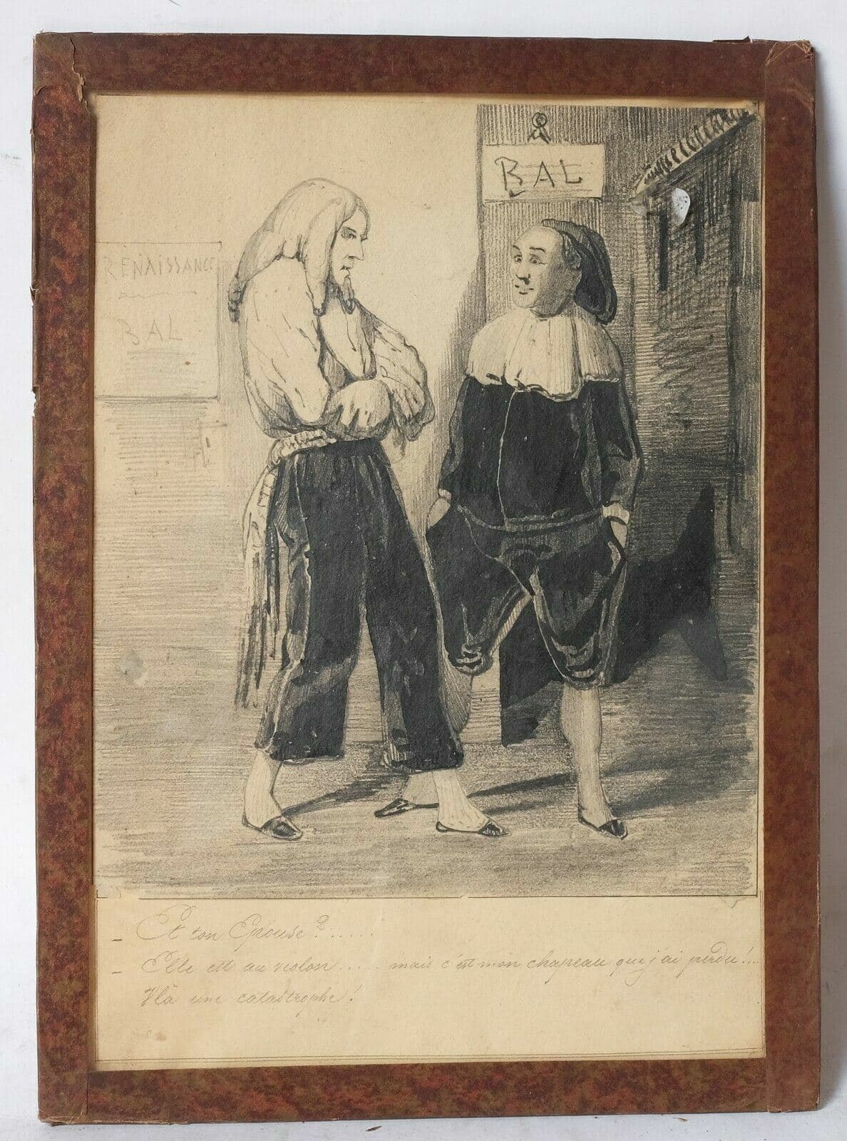 Drawing Illustration of Couple, Figures image 2
