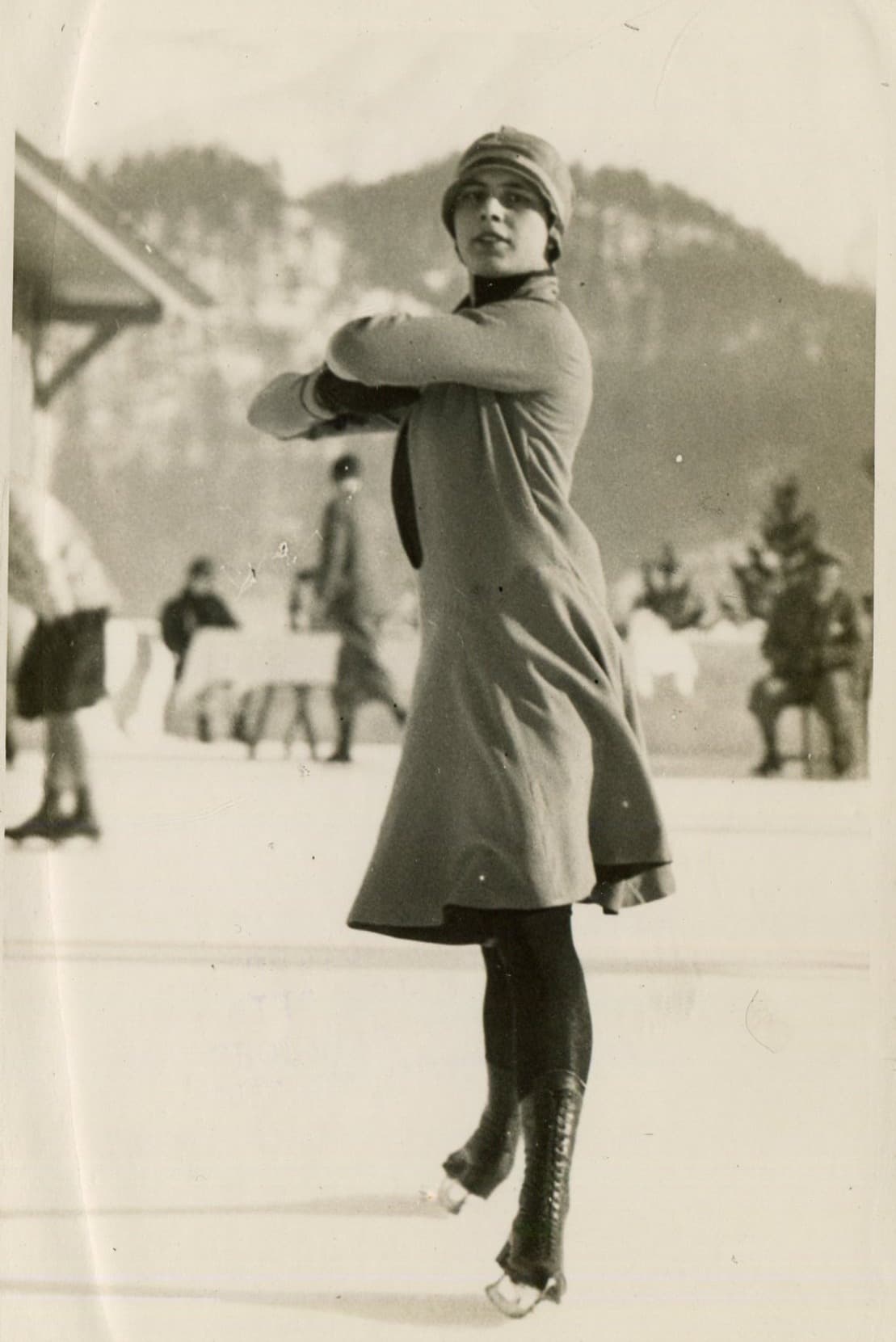 Young Woman at the Ice Skating Rink 1920'