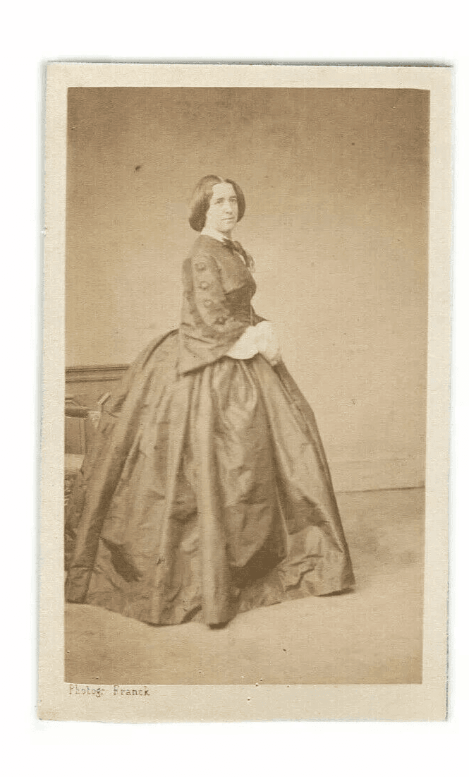 CDV Vintage Photographs FRANCK - Baronne of Anglade c. 1860