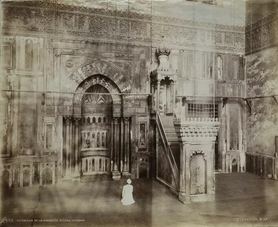 Vintage Photographs Gabriel LEKEGIAN Sultan Hassan Mosque Egypt c. 1880 image 4