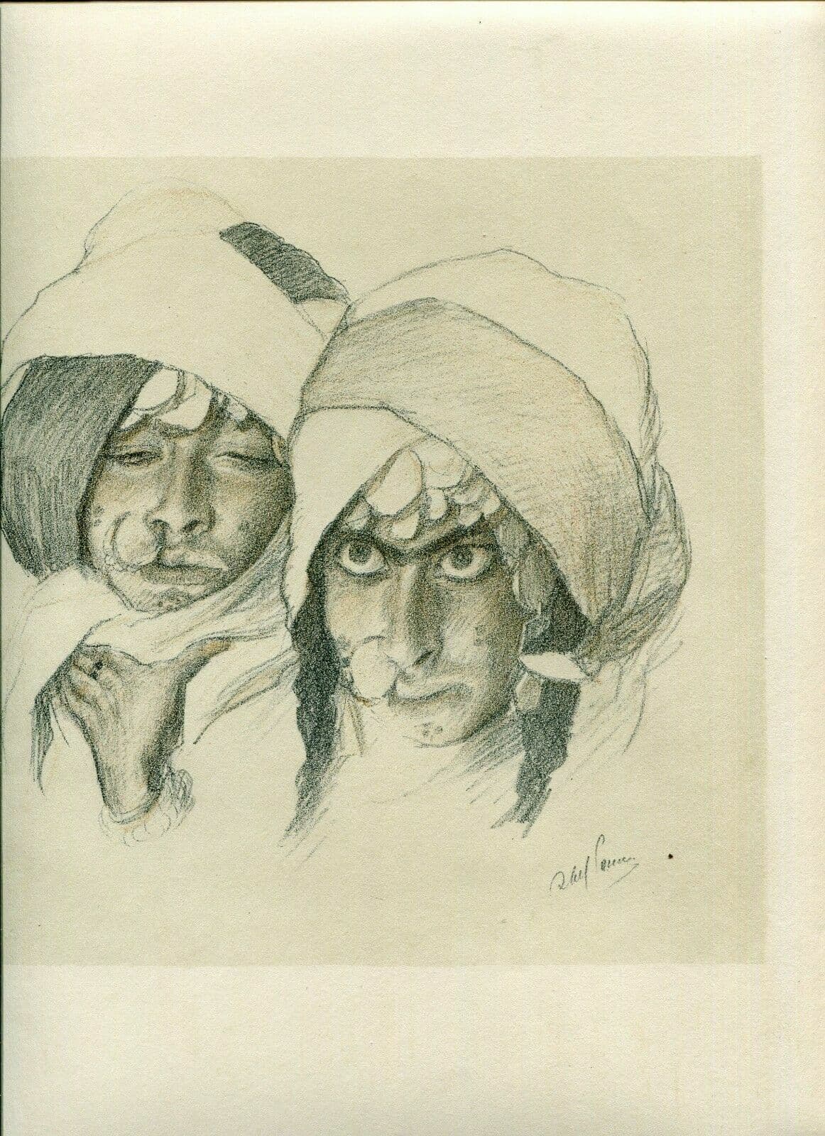 Abel Pfeffermann PANN (1883-1963) Bible, Billah, Zippah Lithography image 2