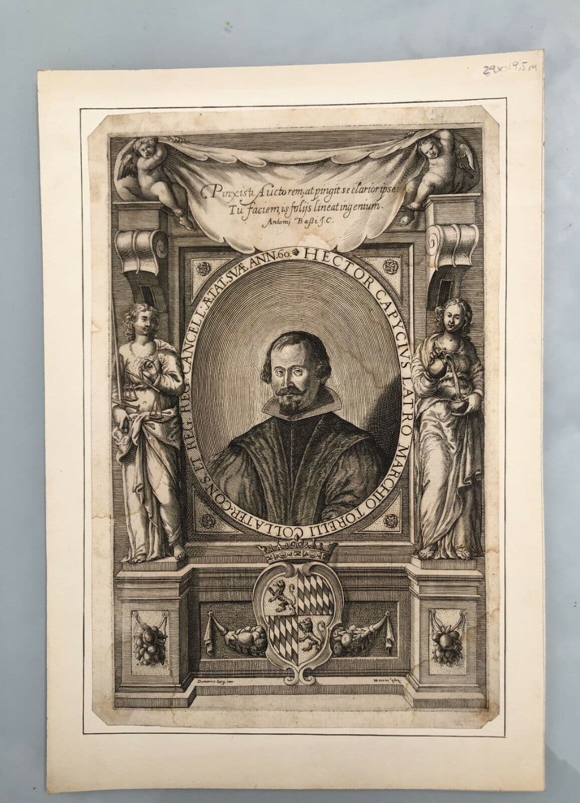 Etching by Domenico GARGIULO (1609-1675) Ettore Capecelatro image 2