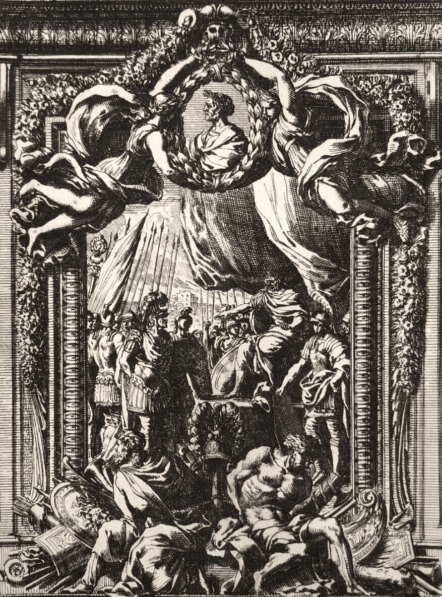 Jean Le Pautre (1618–1682) Religious Scene, History Architecture Etching