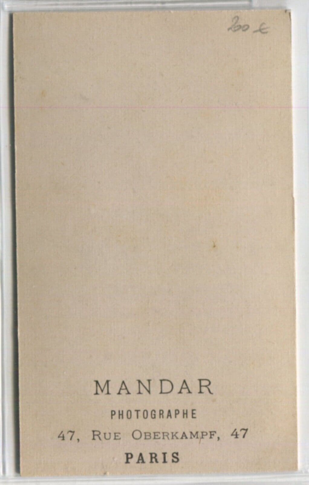 Antique CDV Original Photographs Dompteur Bidel Mandar image 7