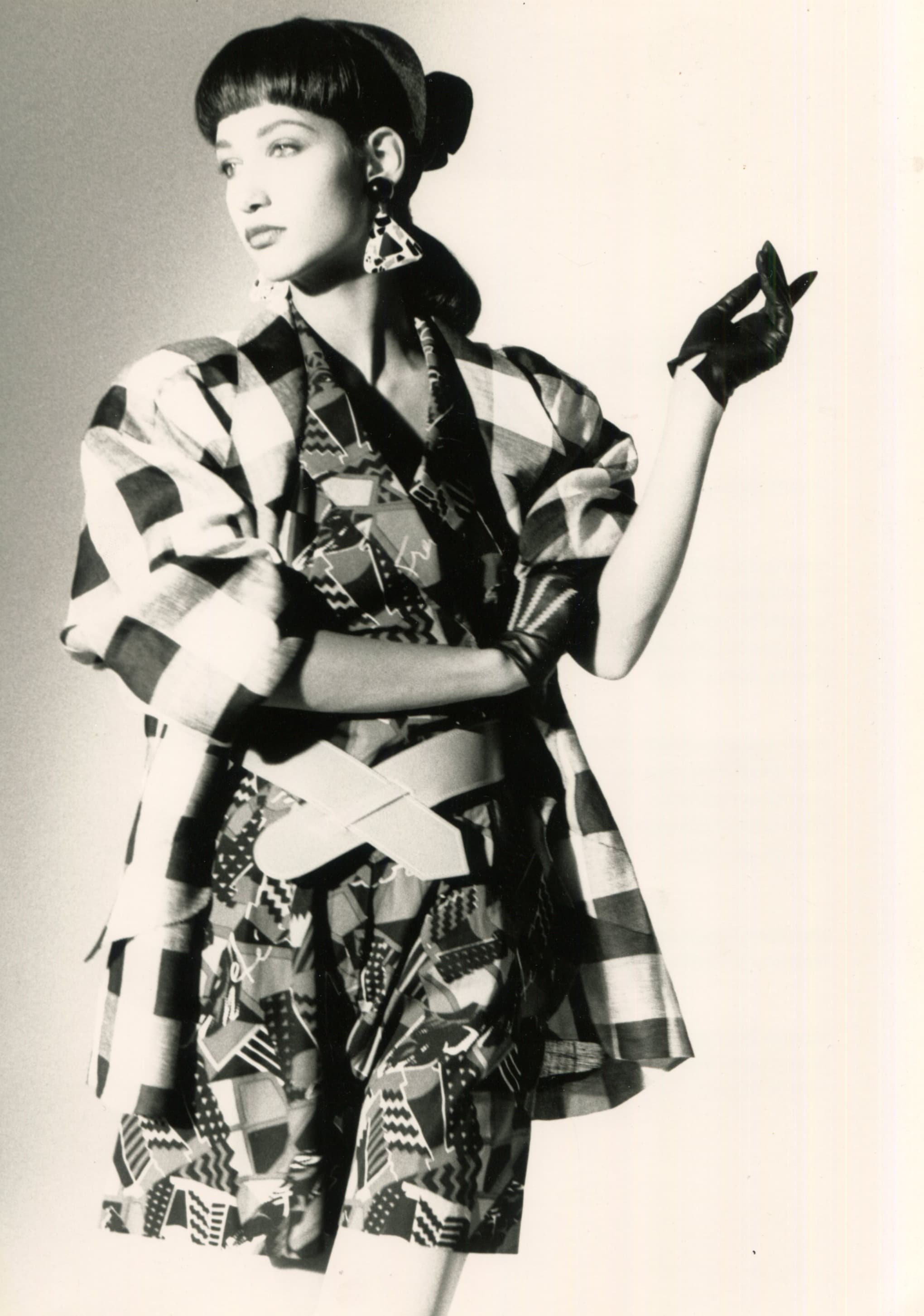 Model Posing Karl Lagerfeld 1986 image 1