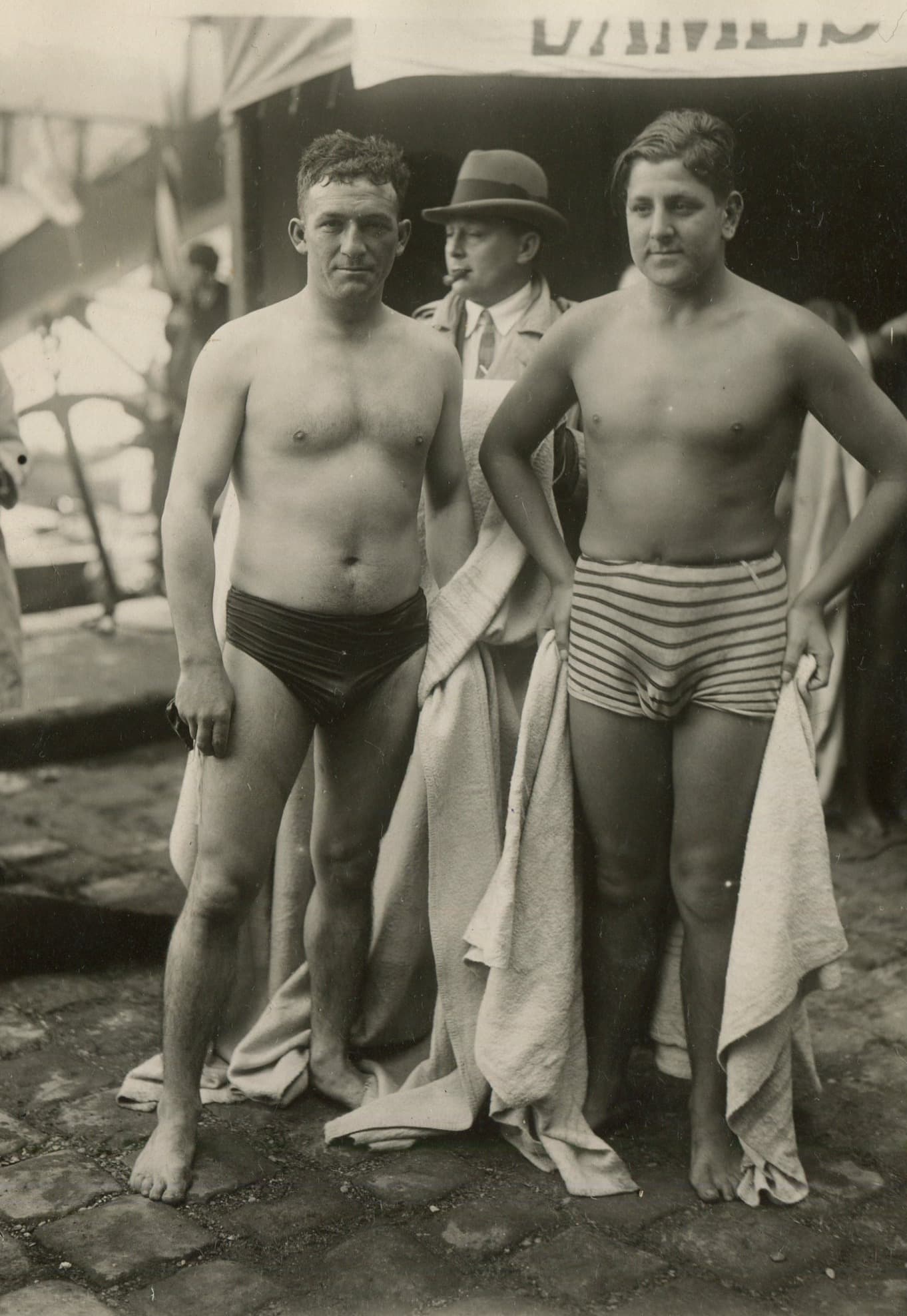 Men at the Beach 1920'