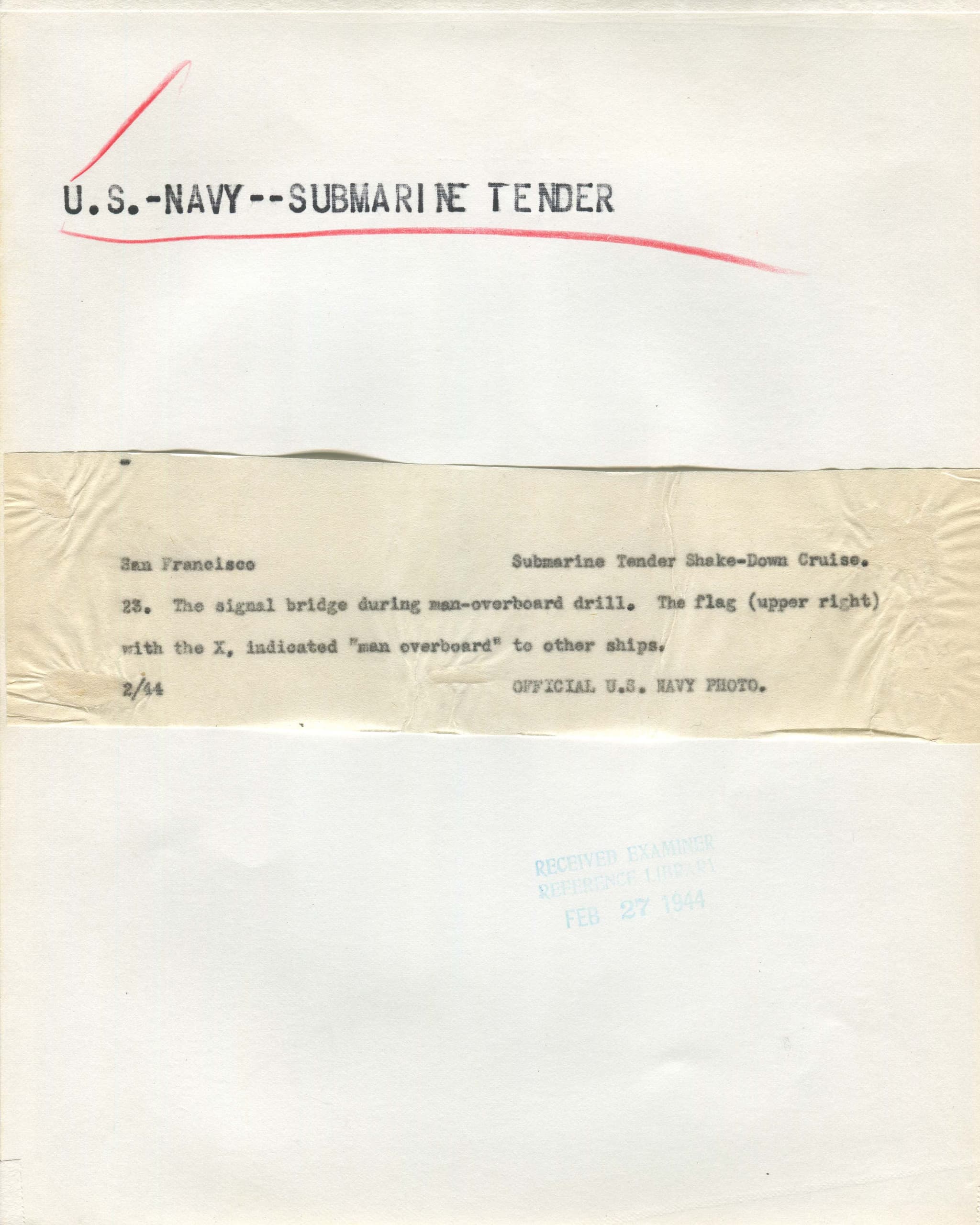 PHOTOGRAPHE ANONYME (1944) USA NAVY - Submarine Tender image 3